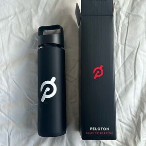Peloton glass water bottle nonslip